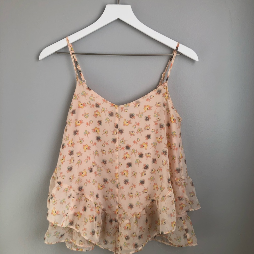 LC Floral Tank